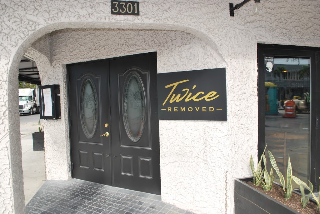 Twice Removed | restaurant | 3301 NE 33rd St, Fort Lauderdale, FL 33308, USA | 7547011997 OR +1 754-701-1997