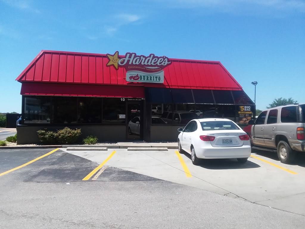 Hardees | restaurant | 10 Centre On The Lake, Lake St Louis, MO 63367, USA | 6366256272 OR +1 636-625-6272