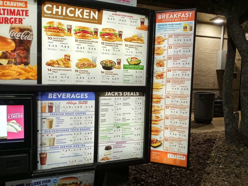 Jack in the Box | restaurant | 10901 Bellaire Blvd, Houston, TX 77072, USA | 8326724718 OR +1 832-672-4718