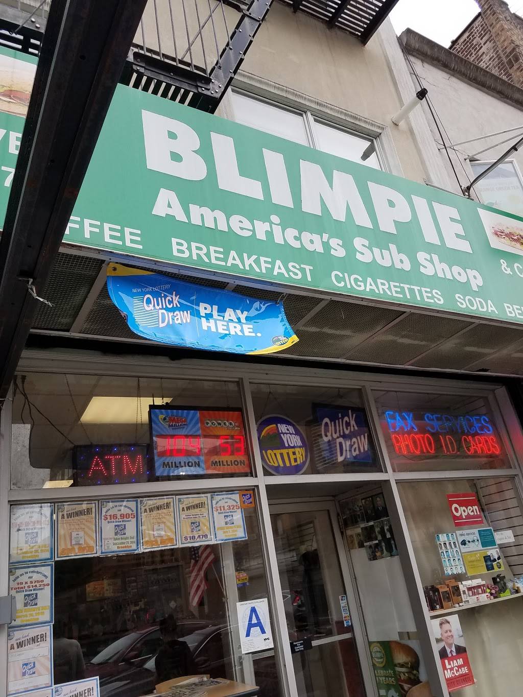 Blimpie | meal delivery | 8623 5th Ave, Brooklyn, NY 11209, USA | 7188337777 OR +1 718-833-7777