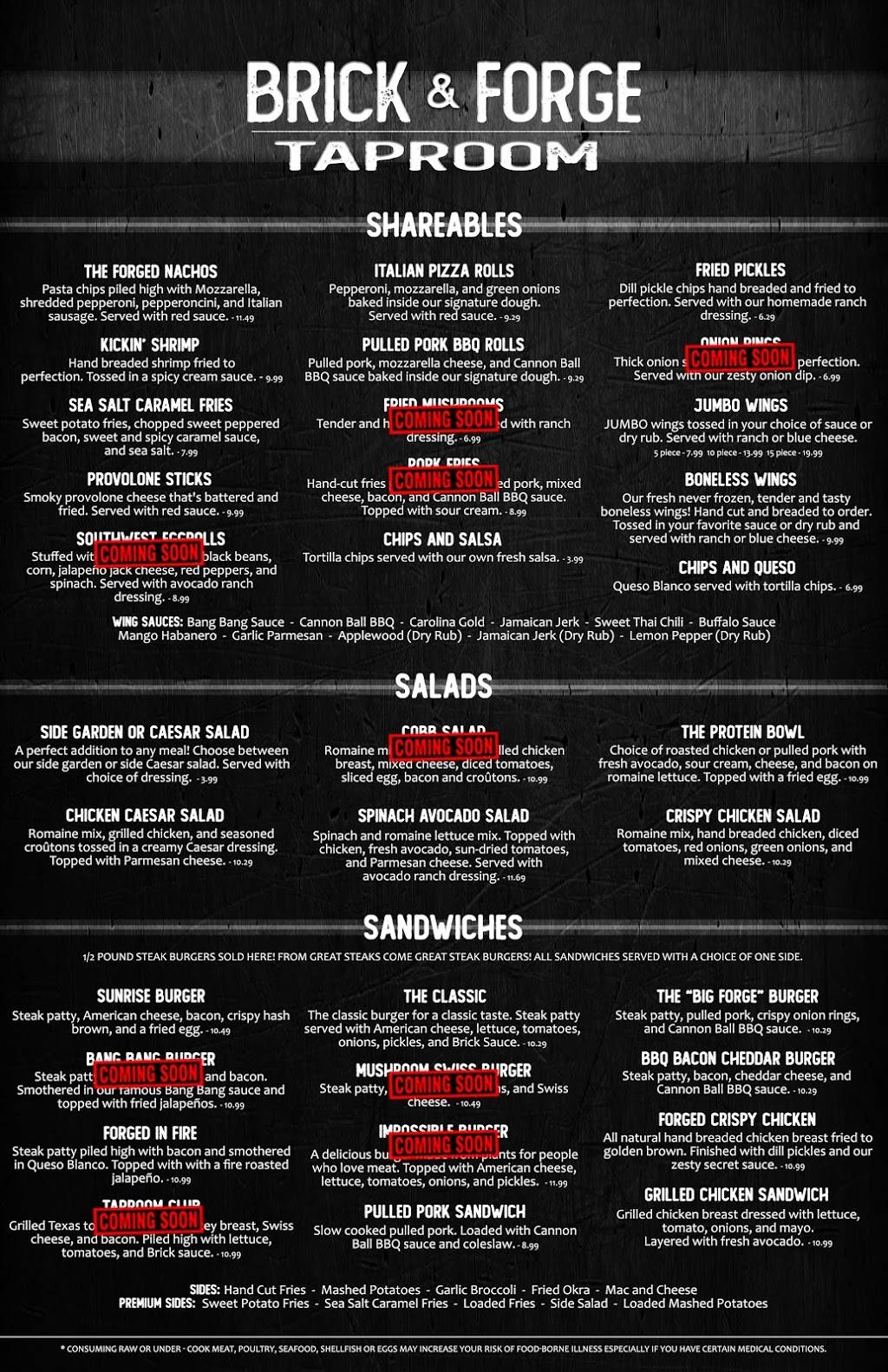 Brick and Forge Taproom | restaurant | 2901 E Central Texas Expy, Killeen, TX 76543, USA | 2548335061 OR +1 254-833-5061