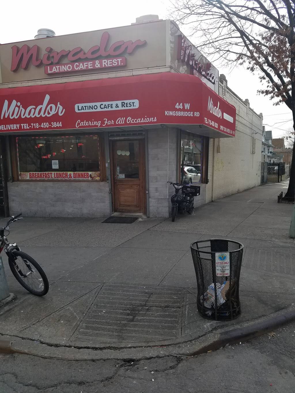 Mirador | restaurant | 44 W Kingsbridge Rd, Bronx, NY 10468, USA | 7184503844 OR +1 718-450-3844