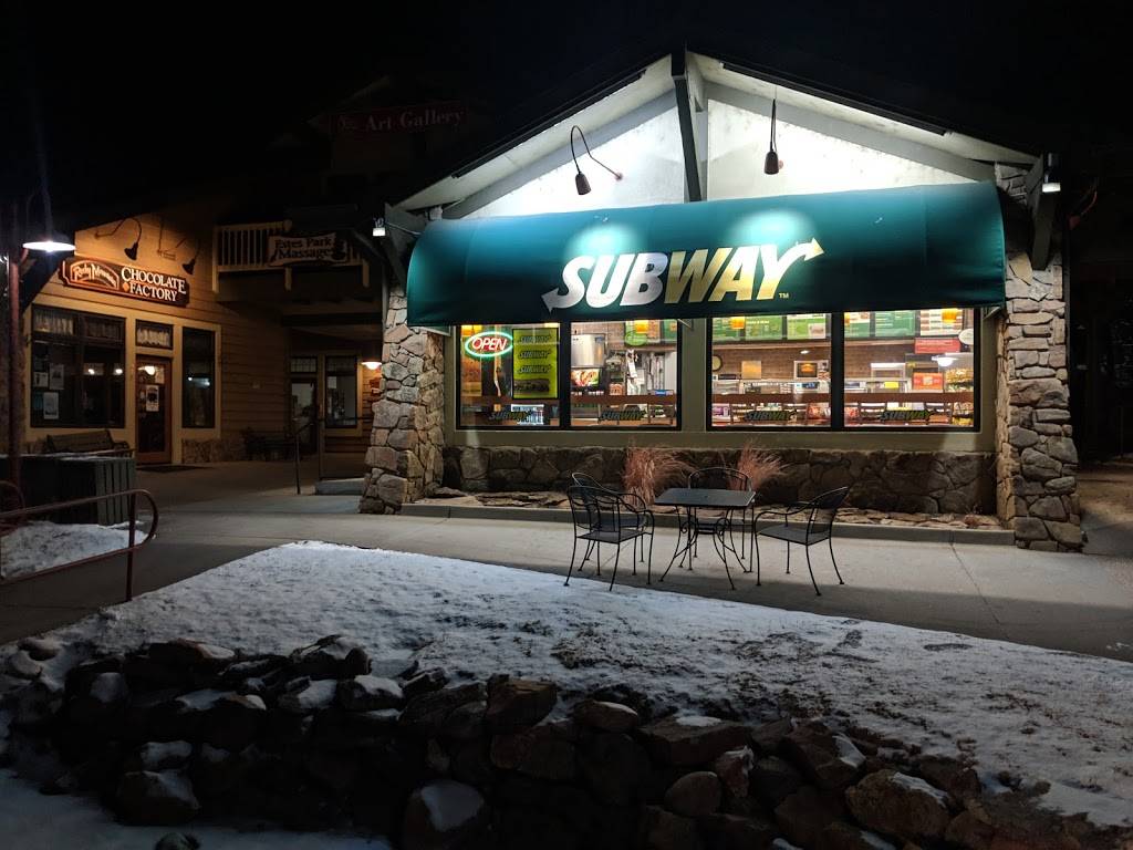 Subway | meal takeaway | 517 Big Thompson Ave Unit 110, Estes Park, CO 80517, USA | 9705777744 OR +1 970-577-7744