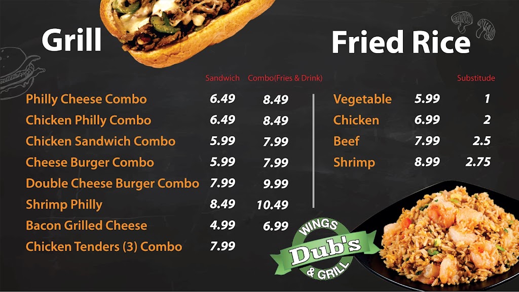 Dub’s Wings & Grill | restaurant | 902 Hillcrest Pkwy, Dublin, GA 31021, USA | 4783045225 OR +1 478-304-5225