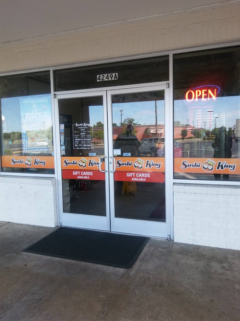 Sushi King - Little Creek | restaurant | 4249 E Little Creek Rd, Norfolk, VA 23518, USA | 7575888866 OR +1 757-588-8866