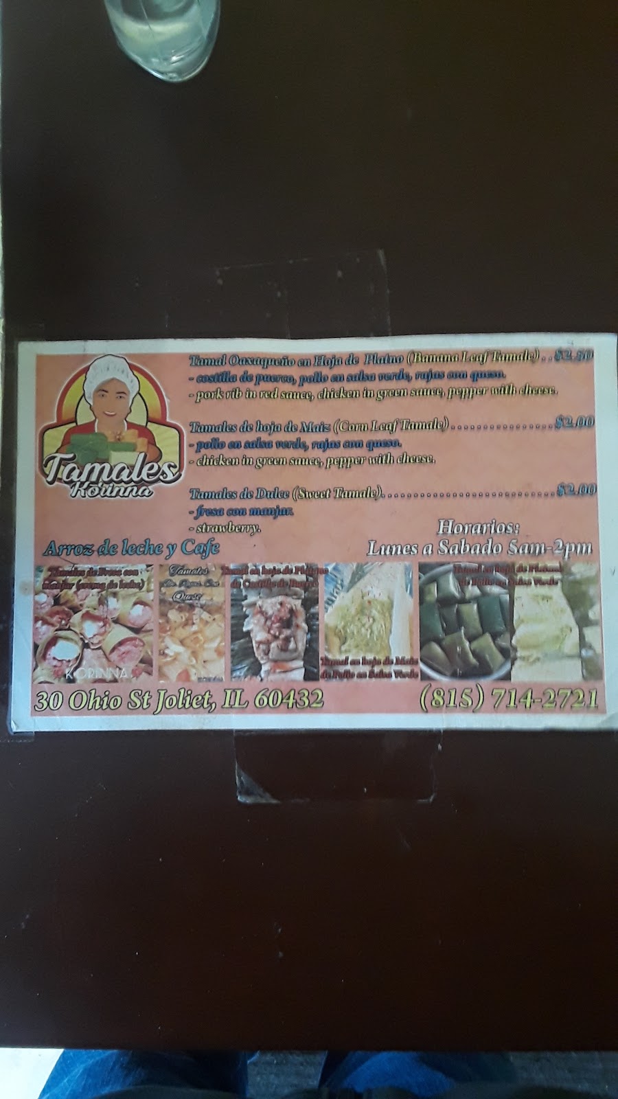 Tamales Korinna | restaurant | 30 Ohio St, Joliet, IL 60432, USA | 8157142721 OR +1 815-714-2721