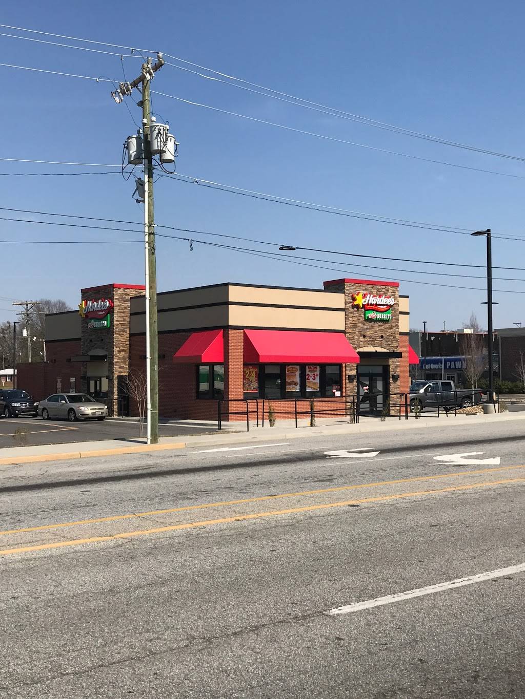 Hardees | restaurant | 3 Pelham Rd, Greenville, SC 29615, USA | 8642422486 OR +1 864-242-2486