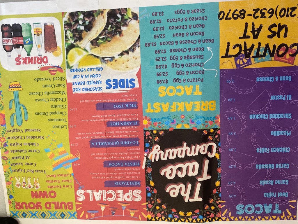 The Taco Company | restaurant | 2235 Thousand Oaks Dr, San Antonio, TX 78232, USA | 2106328970 OR +1 210-632-8970