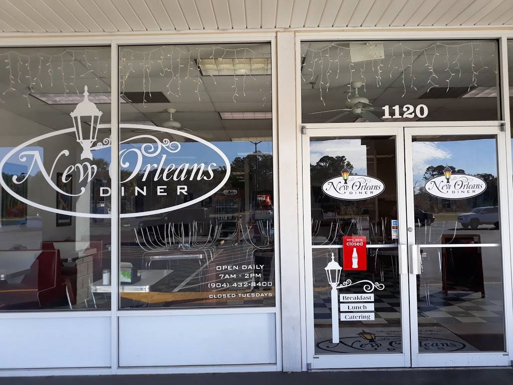 New Orleans Diner | restaurant | 1120 S 14th St, Fernandina Beach, FL 32034, USA | 9044328400 OR +1 904-432-8400