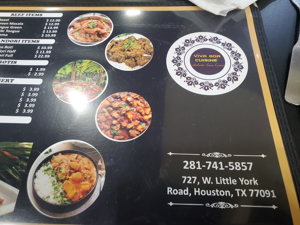 Viva Goa | restaurant | 727 W Little York Rd Suite 300, Houston, TX 77091, USA | 2817415857 OR +1 281-741-5857