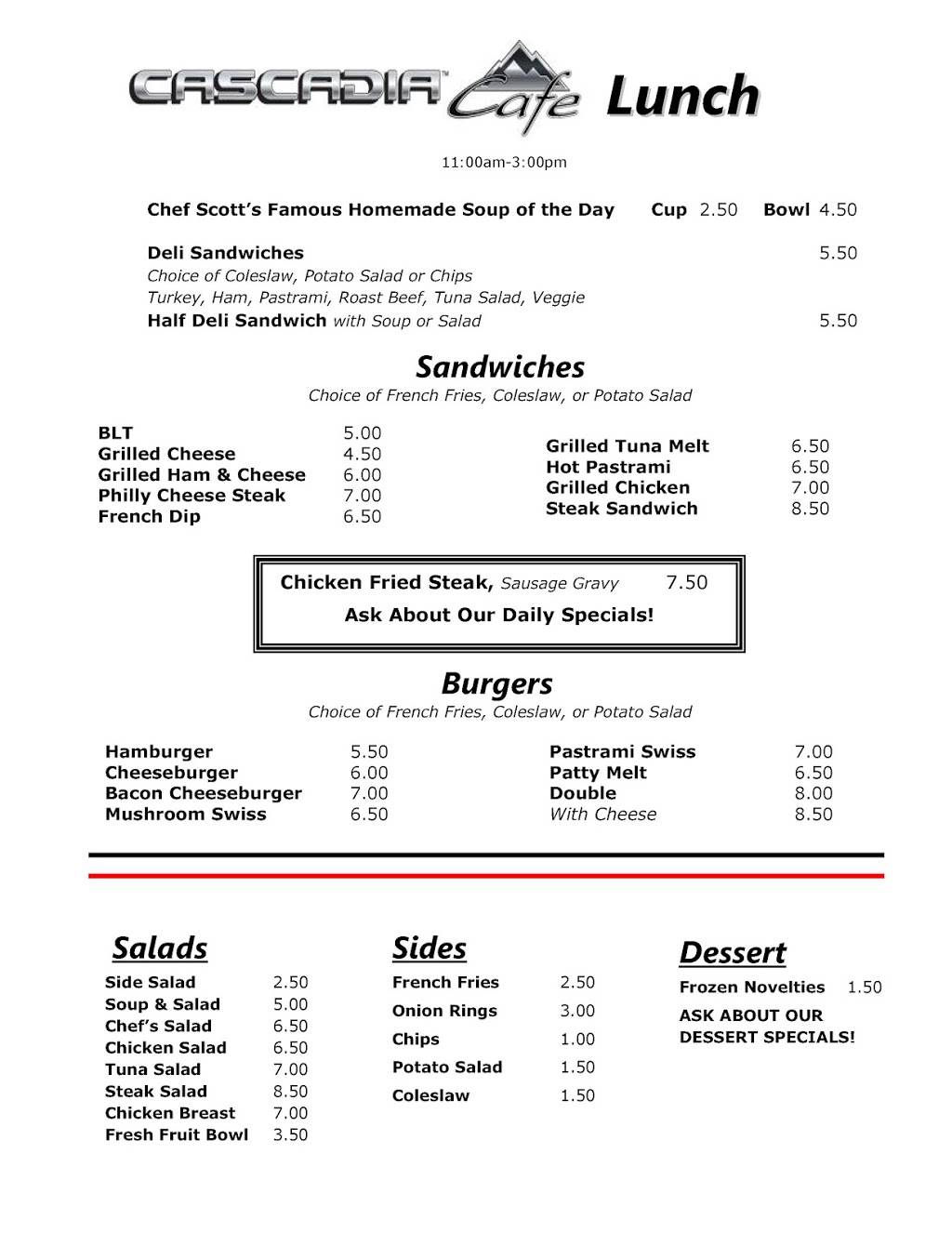 Cascadia Cafe | restaurant | 2240 S 5370 W, West Valley City, UT 84120, USA | 8019562625 OR +1 801-956-2625