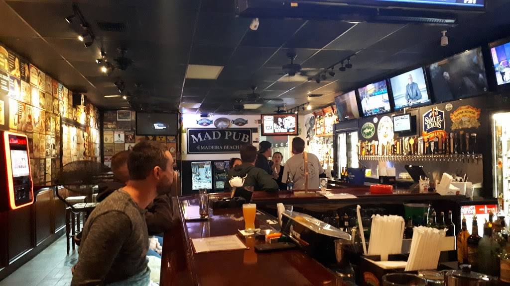 Mad Pub | restaurant | 12933 Village Blvd, Madeira Beach, FL 33708, USA | 7273977693 OR +1 727-397-7693