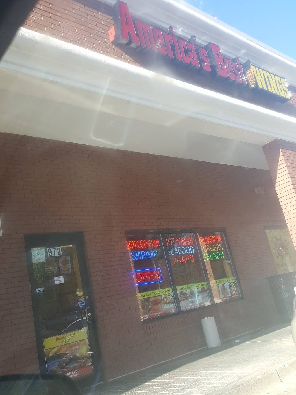 Americas Best Wings | restaurant | 972 Swan Creek Rd E, Fort Washington, MD 20744, USA | 3012929464 OR +1 301-292-9464