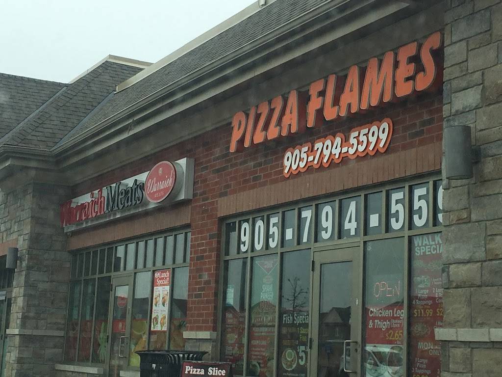 Pizza Flames | restaurant | 1965 Cottrelle Blvd, Brampton, ON L6P 2Z8, Canada | 9057945599 OR +1 905-794-5599