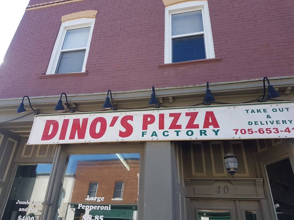 Dinos Pizza Factory | restaurant | 40 Front St N, Campbellford, ON K0L 1L0, Canada | 7056534175 OR +1 705-653-4175