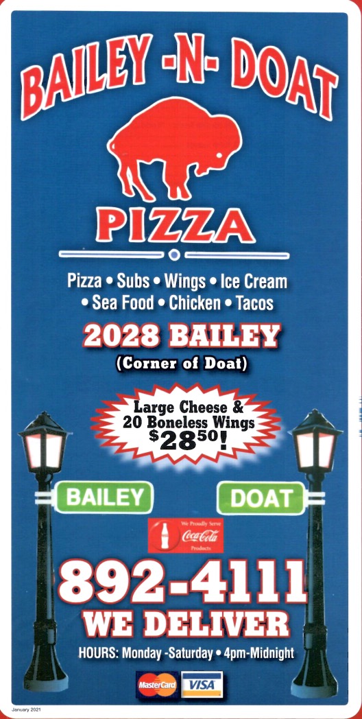 Bailey N Doat Pizzeria | restaurant | 2028 Bailey Ave, Buffalo, NY 14211, USA | 7168924111 OR +1 716-892-4111