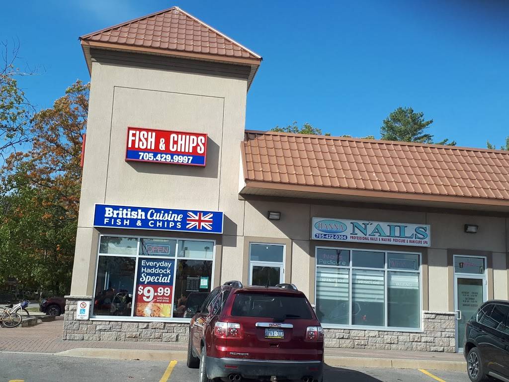 British Cuisine Fish & Chips | restaurant | 1256 Mosley St, Wasaga Beach, ON L9Z 2E2, Canada | 7054299997 OR +1 705-429-9997