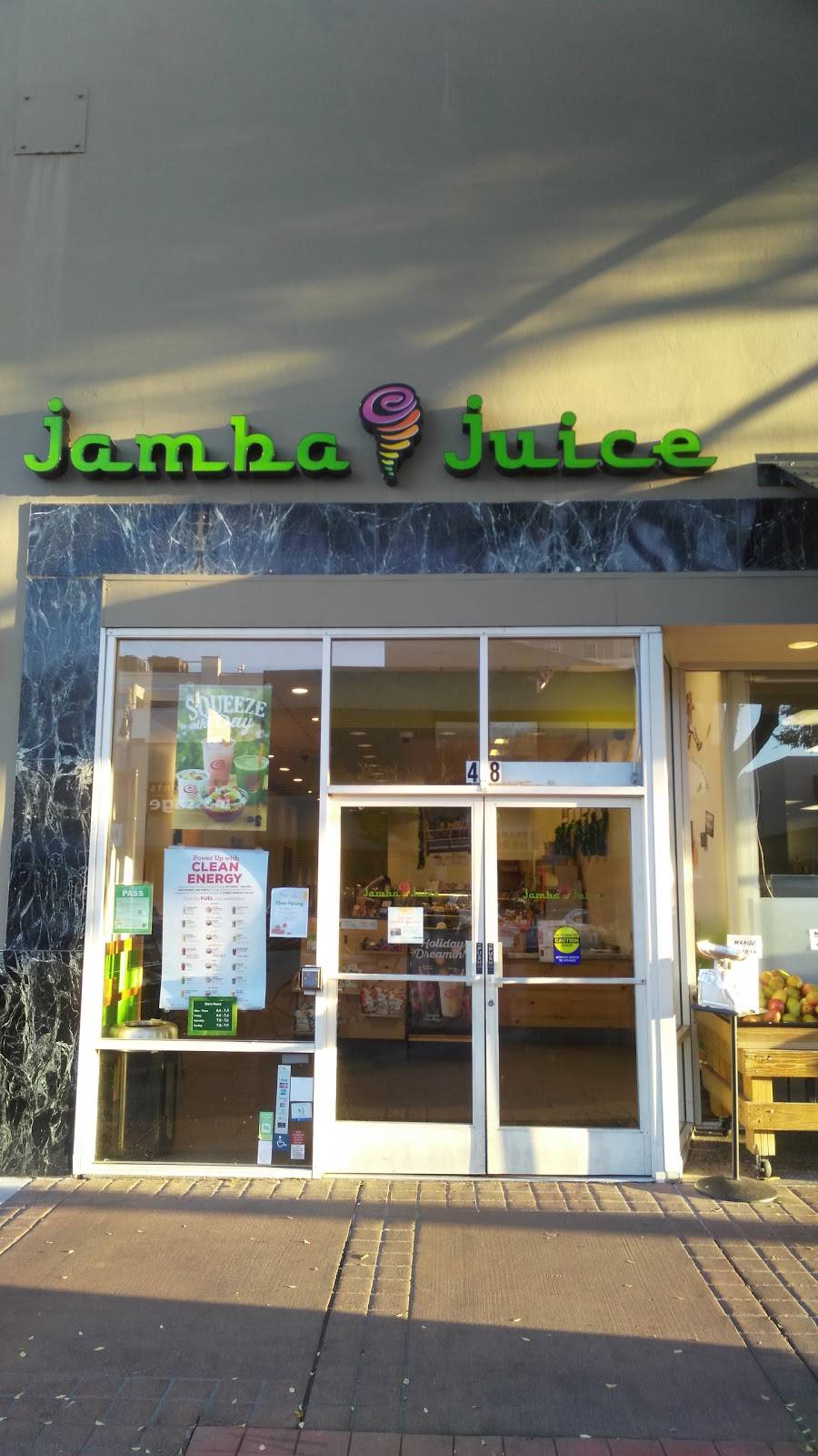 Jamba Juice | restaurant | 48 E 4th Ave, San Mateo, CA 94401, USA | 6505583918 OR +1 650-558-3918