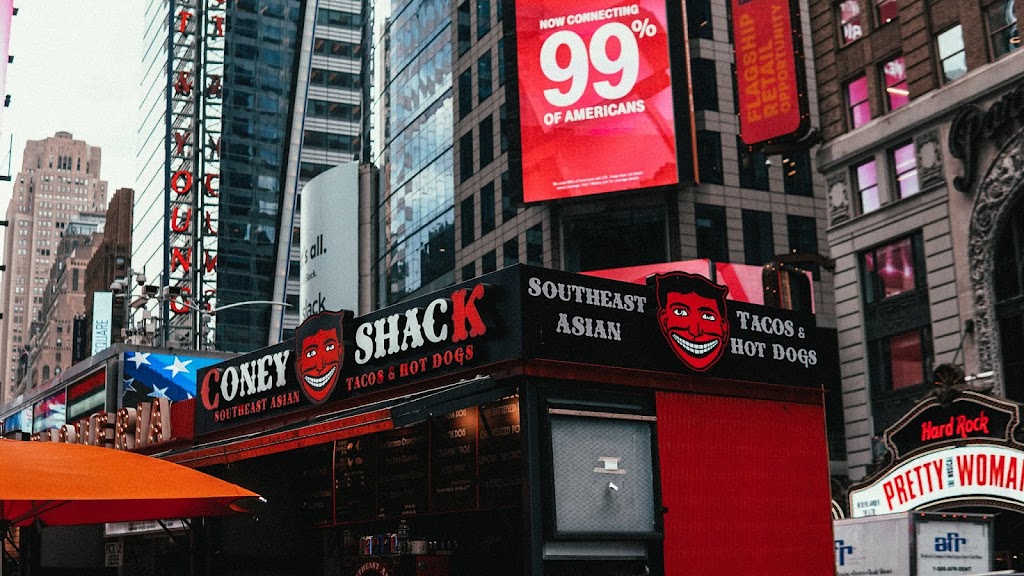 Coney Shack | restaurant | Broadway plaza between 42 &, W 43rd St, New York, NY 10036, USA | 3478568356 OR +1 347-856-8356