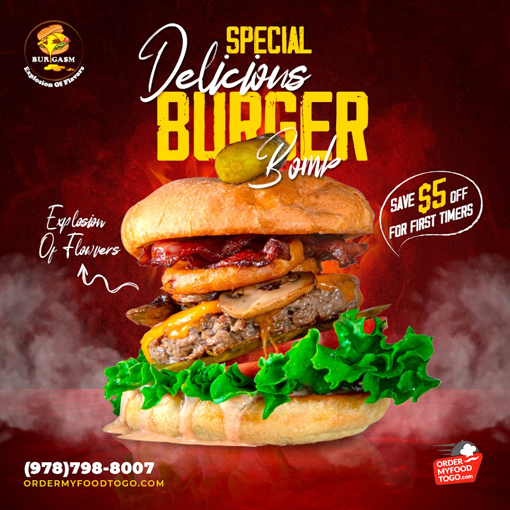 Burgasm - Explosion of Flavors | restaurant | 23 Sack Blvd D, Leominster, MA 01453, USA | 9787988007 OR +1 978-798-8007