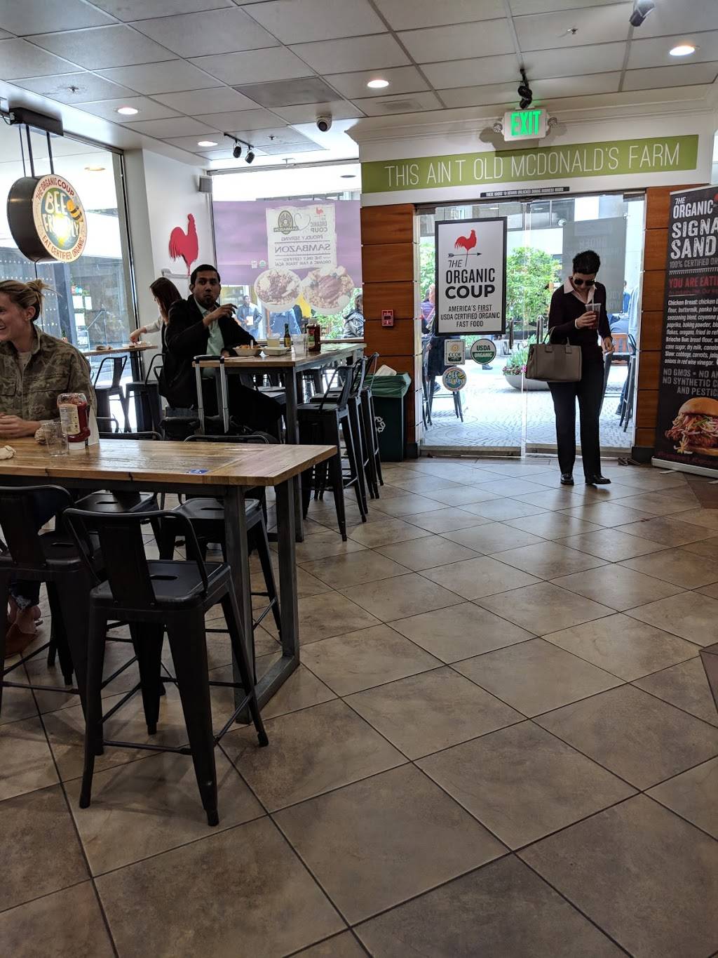 The Organic Coup | meal takeaway | 101 Spear St, San Francisco, CA 94105, USA | 4155463988 OR +1 415-546-3988