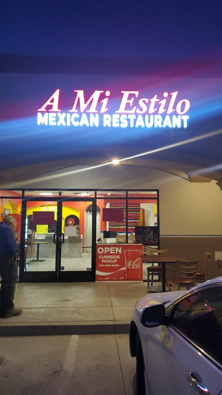 A Mi Estilo Mexican Restaurant | restaurant | 98940 70th Ave, Mecca, CA 92254, USA | 7604048434 OR +1 760-404-8434