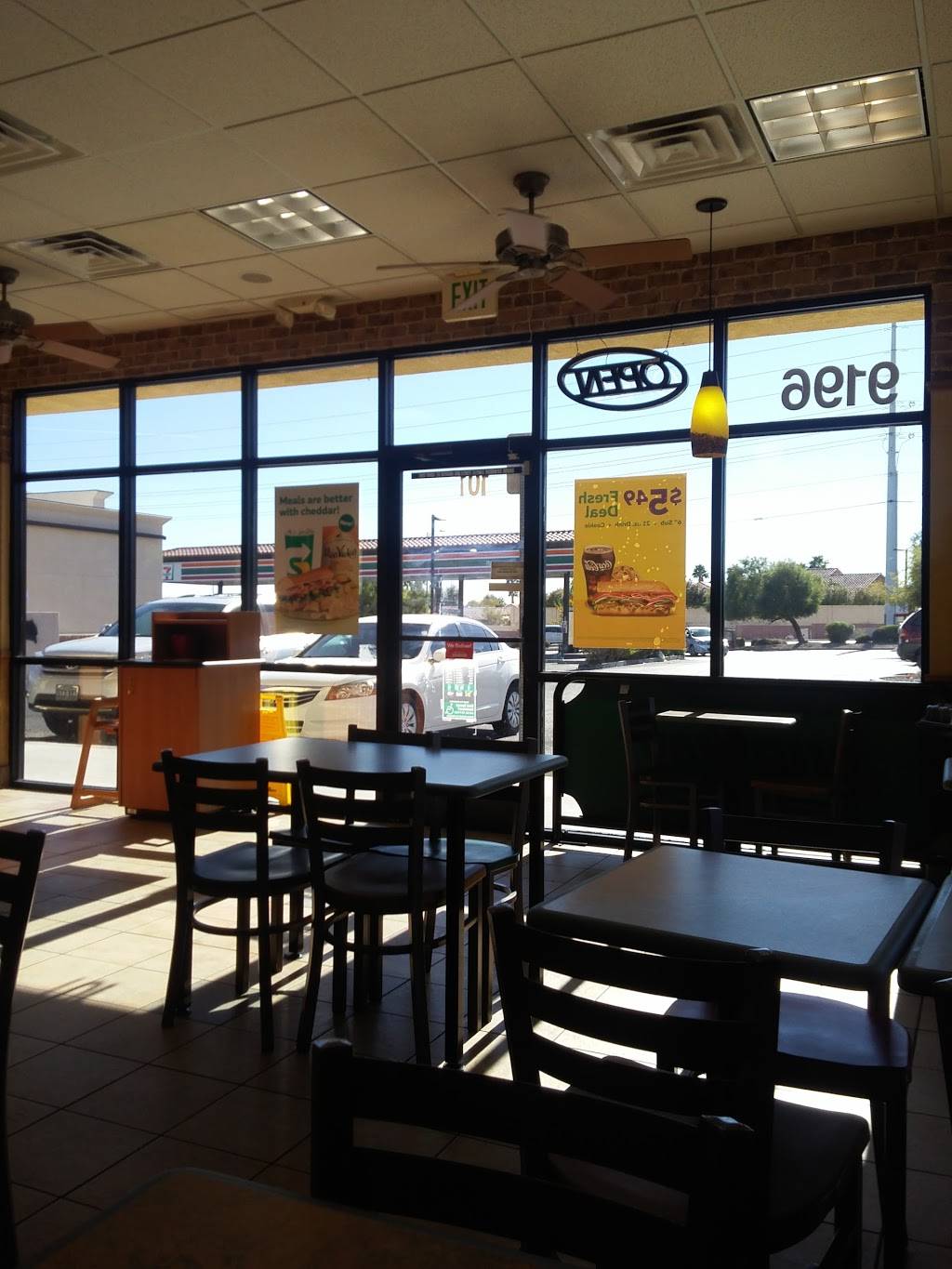 Subway | restaurant | 9196 W Cheyenne Ave, Las Vegas, NV 89129, USA | 7028380551 OR +1 702-838-0551