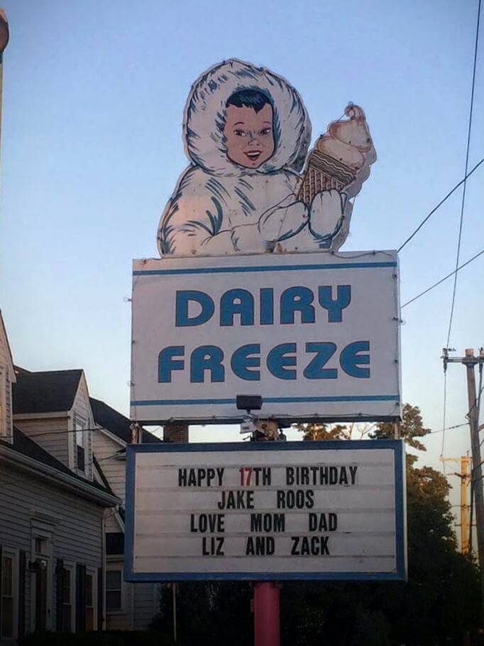 Dairy Freeze | restaurant | 635 Adams St, Quincy, MA 02169, USA | 6174719768 OR +1 617-471-9768