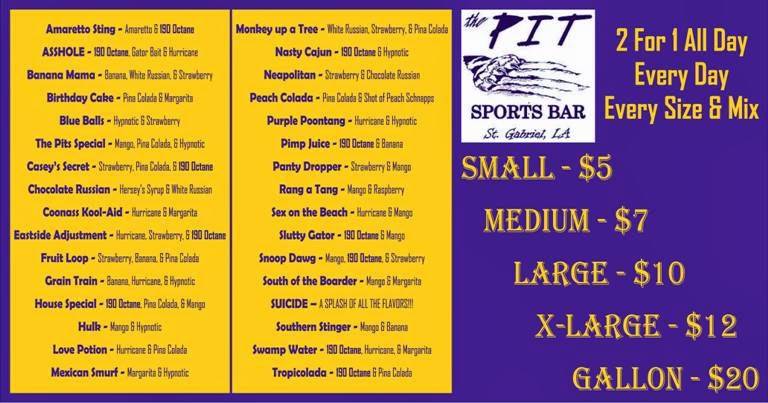 The Pit Sports Bar | night club | 3495 LA-75, St Gabriel, LA 70776, USA | 2253192243 OR +1 225-319-2243