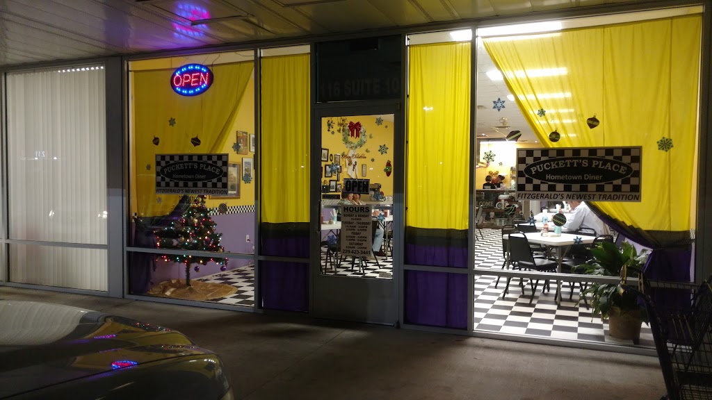 Pucketts Place | restaurant | 116 Benjamin H Hill Dr W #10, Fitzgerald, GA 31750, USA | 2294233441 OR +1 229-423-3441