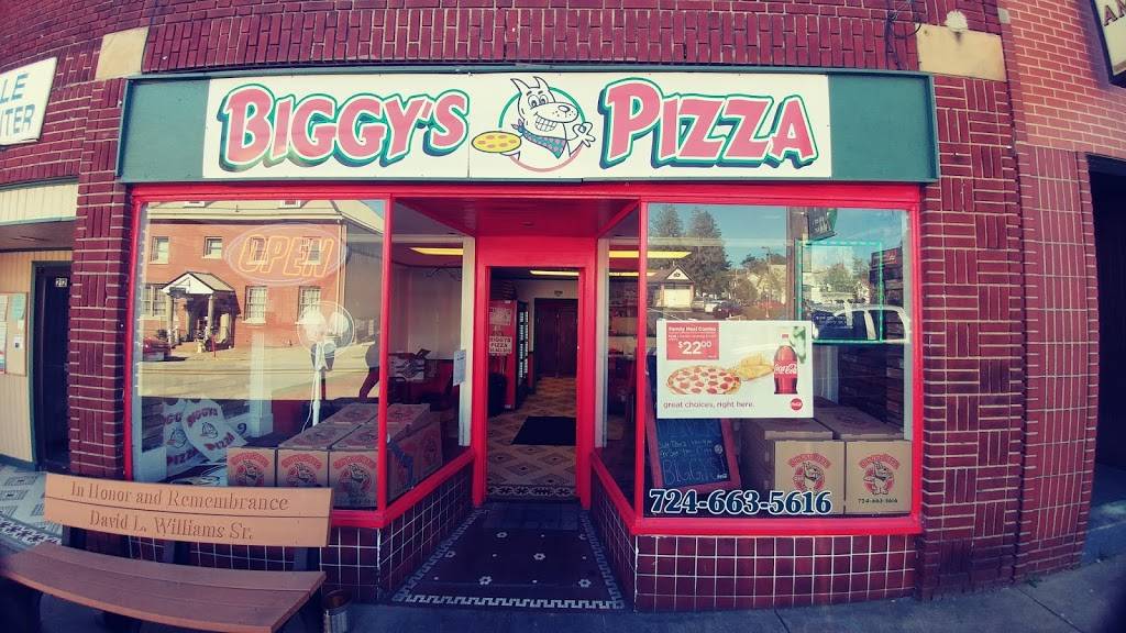 Biggys Pizza | restaurant | 210 Main St, Claysville, PA 15323, USA | 7246635616 OR +1 724-663-5616