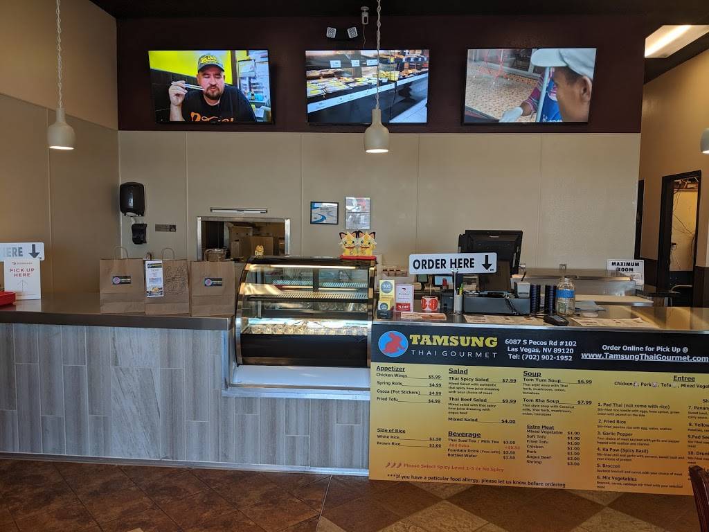 TAMSUNG THAI GOURMET | restaurant | 6087 S Pecos Rd #102, Las Vegas, NV 89120, USA | 7029021952 OR +1 702-902-1952