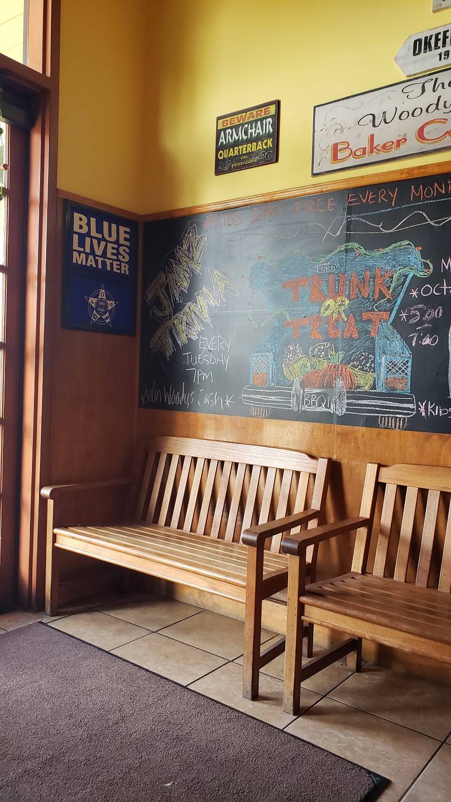 Woodys Bar-B-Q | restaurant | 1482 S 6th St, Macclenny, FL 32063, USA | 9042595800 OR +1 904-259-5800