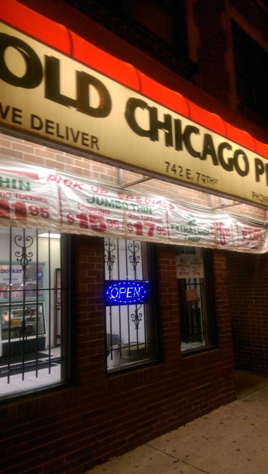 Old Chicago Pizza | restaurant | 3118, 742 E 79th St, Chicago, IL 60619, USA | 7738737428 OR +1 773-873-7428