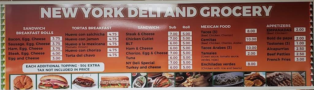 New York Deli & Grocery | restaurant | 1088 Boston Post Rd, West Haven, CT 06516, USA | 2037808645 OR +1 203-780-8645