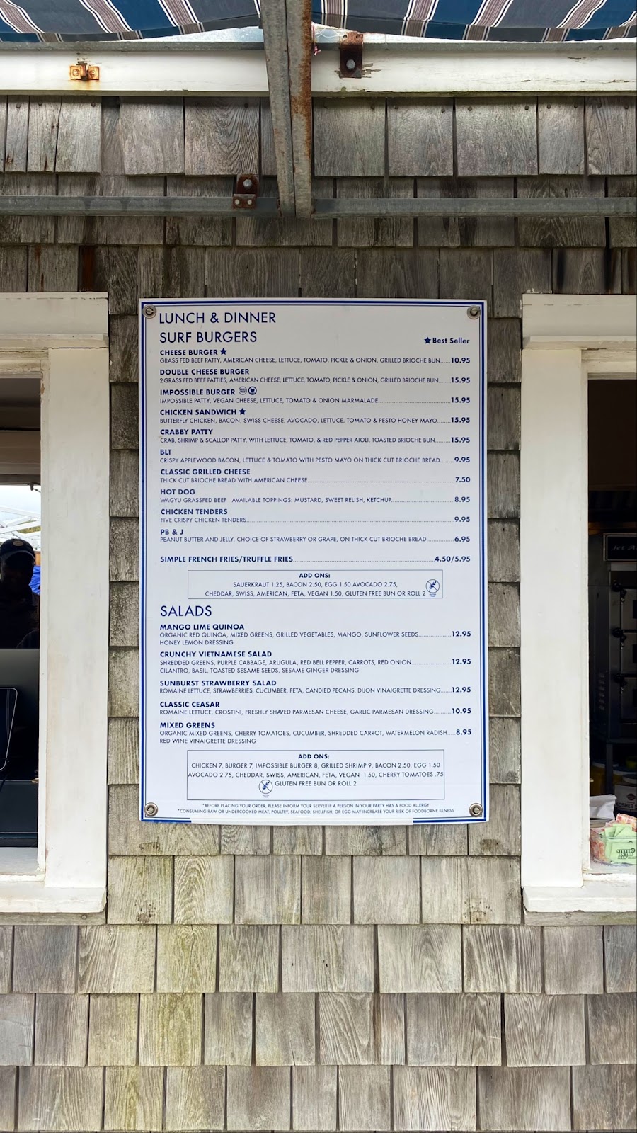 The Surf | restaurant | 160 Surfside Rd, Nantucket, MA 02554, USA | 5088255531 OR +1 508-825-5531