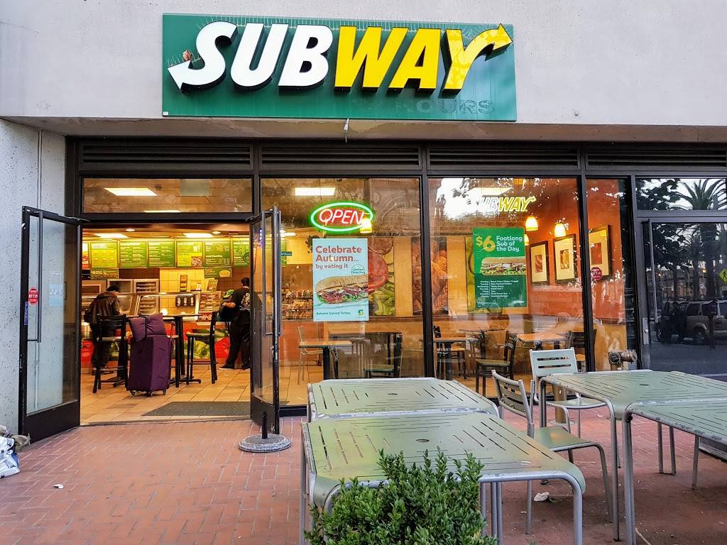 Subway Restaurants | restaurant | 5 Embarcadero Center, San Francisco, CA 94111, USA | 4159864622 OR +1 415-986-4622