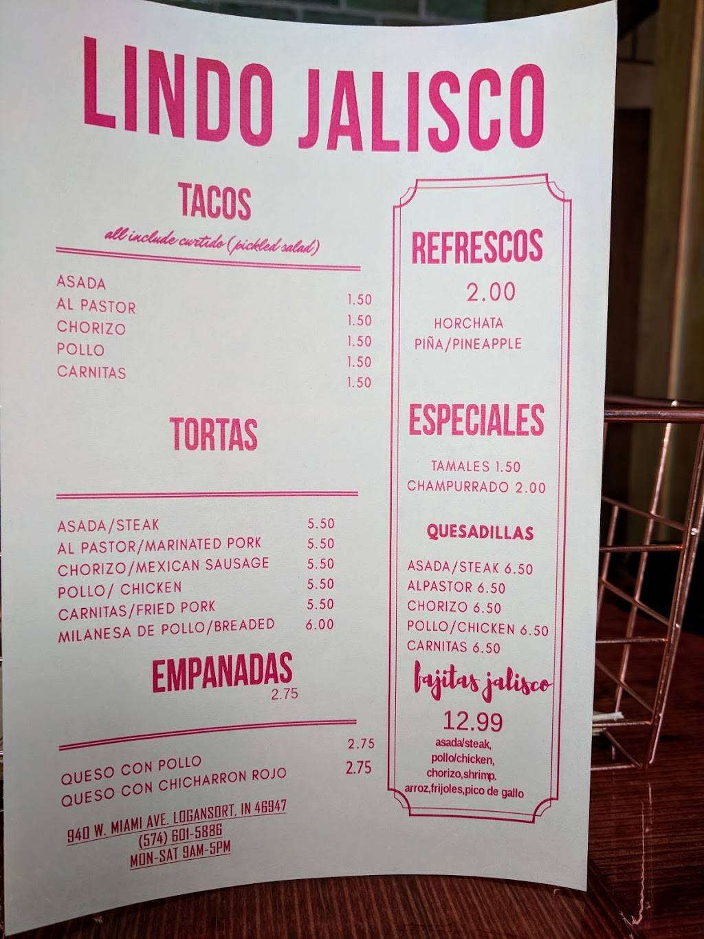 Lindo Jalisco | restaurant | 940 W Miami Ave, Logansport, IN 46947, USA | 5746015886 OR +1 574-601-5886