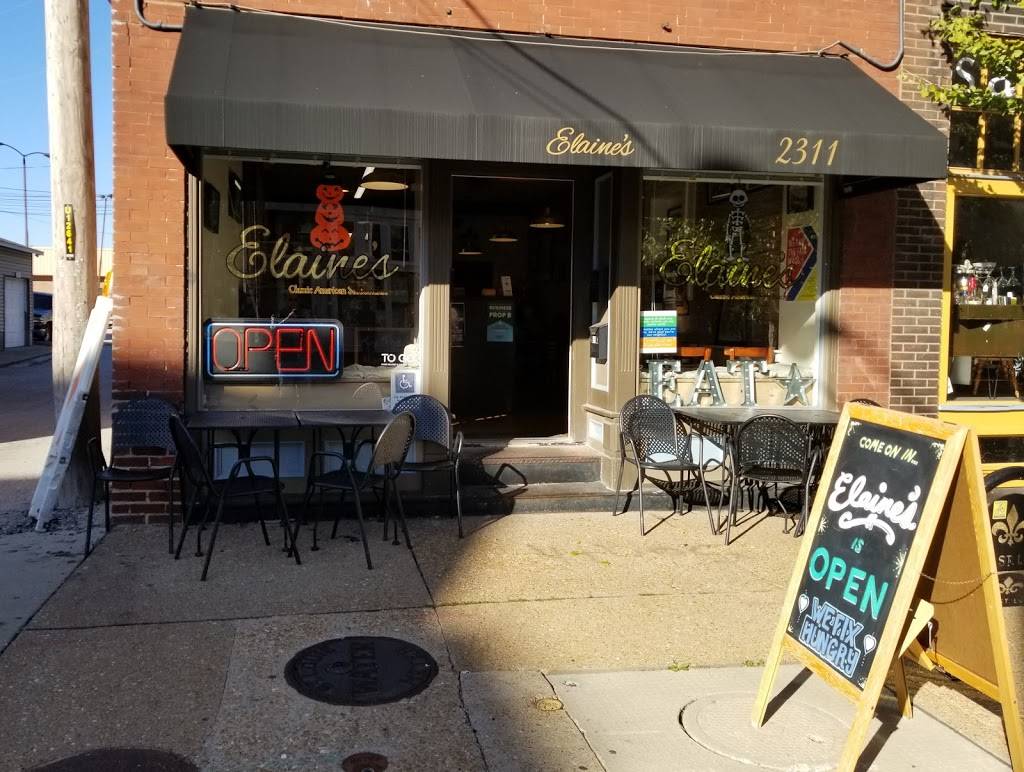 Elaines | restaurant | 2311 Cherokee St, St. Louis, MO 63118, USA | 3146640100 OR +1 314-664-0100