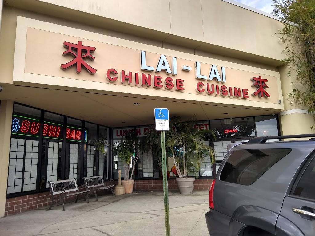 Lai Lai Chinese Cuisine-Sushi | restaurant | 7400 Southland Blvd # 116, Orlando, FL 32809, USA | 4078573740 OR +1 407-857-3740
