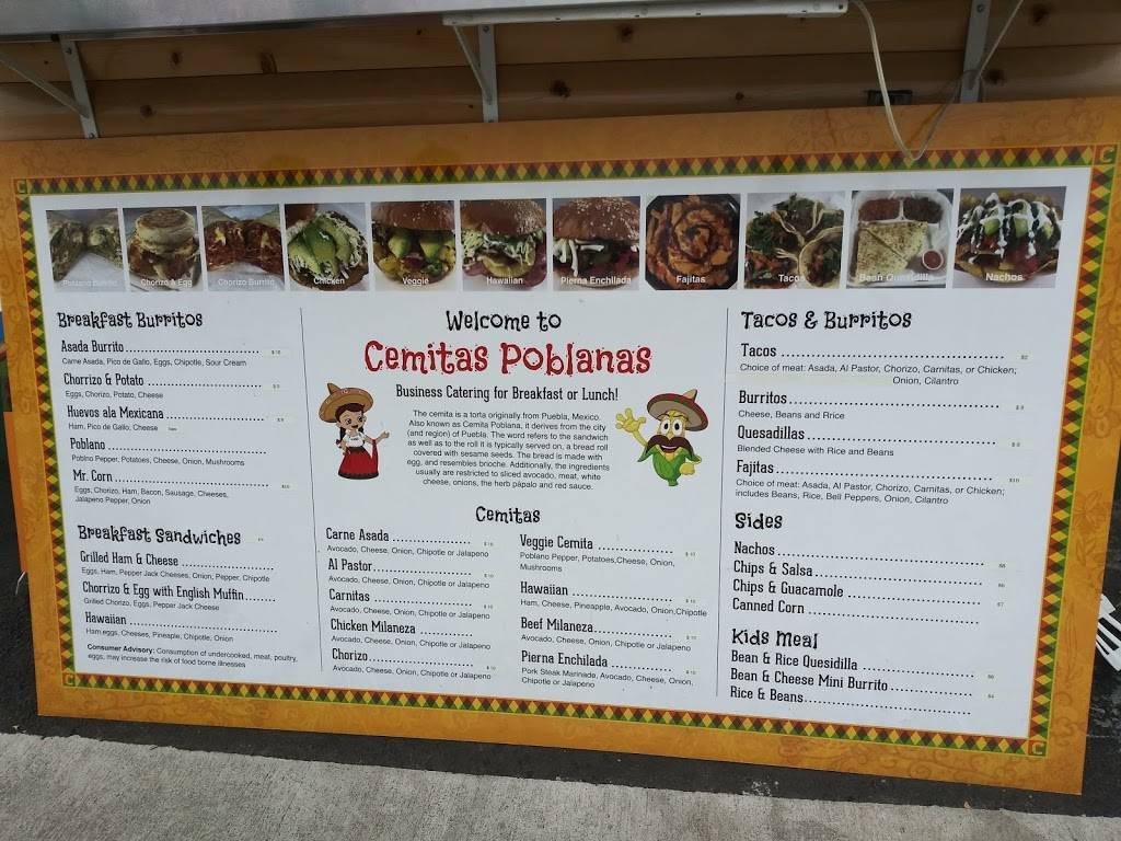 Cemitas Poblanas | restaurant | 4250 SW Rose Biggi Ave, Beaverton, OR 97005, USA | 5036089146 OR +1 503-608-9146