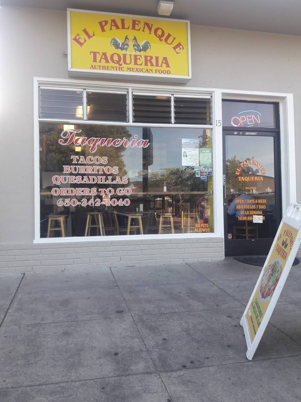 El Palenque Taqueria(Front Door) | restaurant | 15 N Kingston St, San Mateo, CA 94401, USA | 6503424040 OR +1 650-342-4040