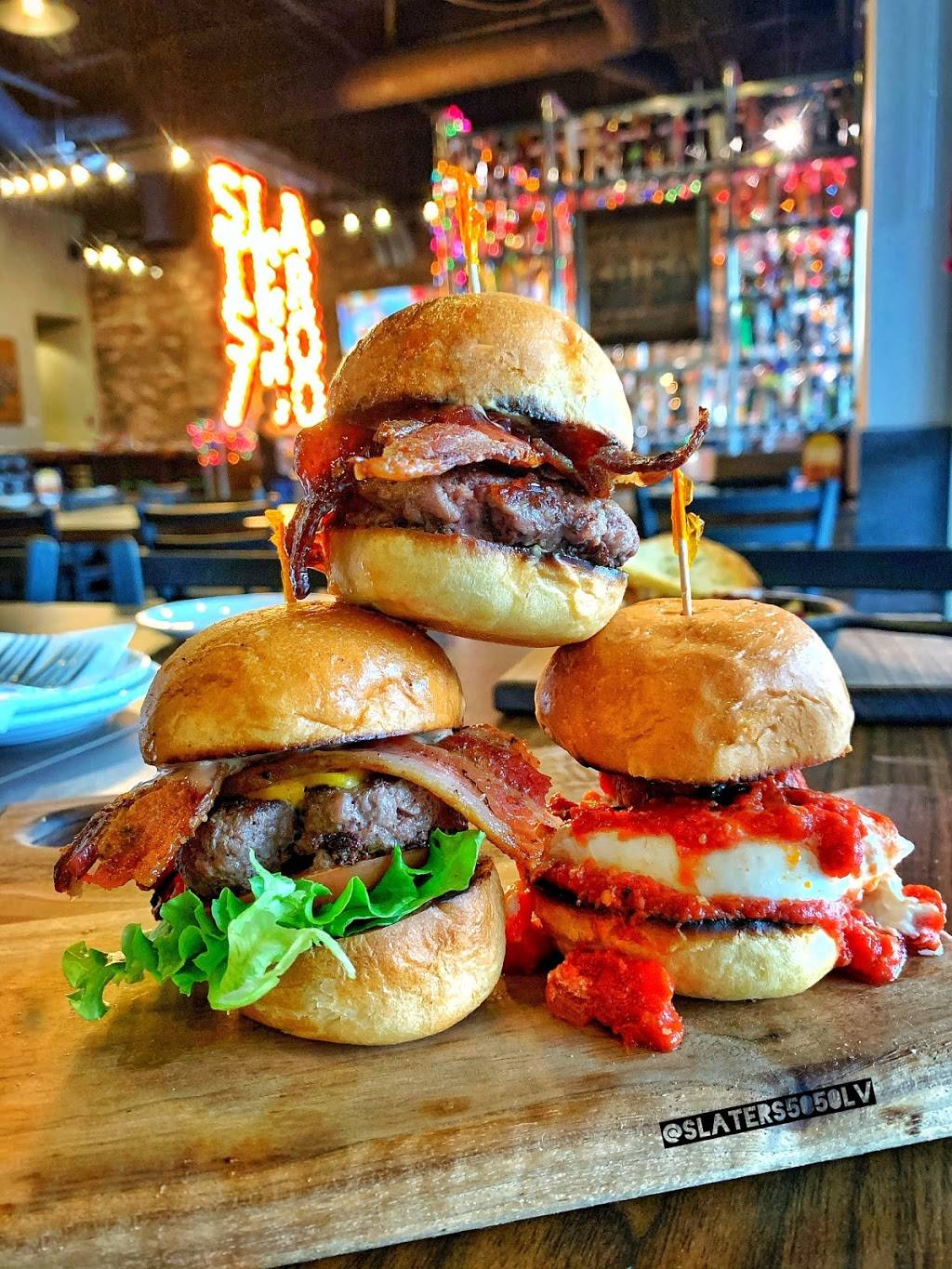Slaters 50/50 | restaurant | 467 E Silverado Ranch Blvd #100, Las Vegas, NV 89183, USA | 7027665050 OR +1 702-766-5050