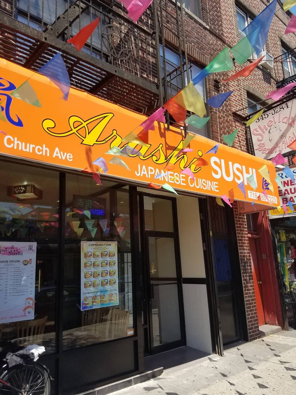 Arashi Sushi | restaurant | 9605 Church Ave, Brooklyn, NY 11212, USA | 7183852223 OR +1 718-385-2223