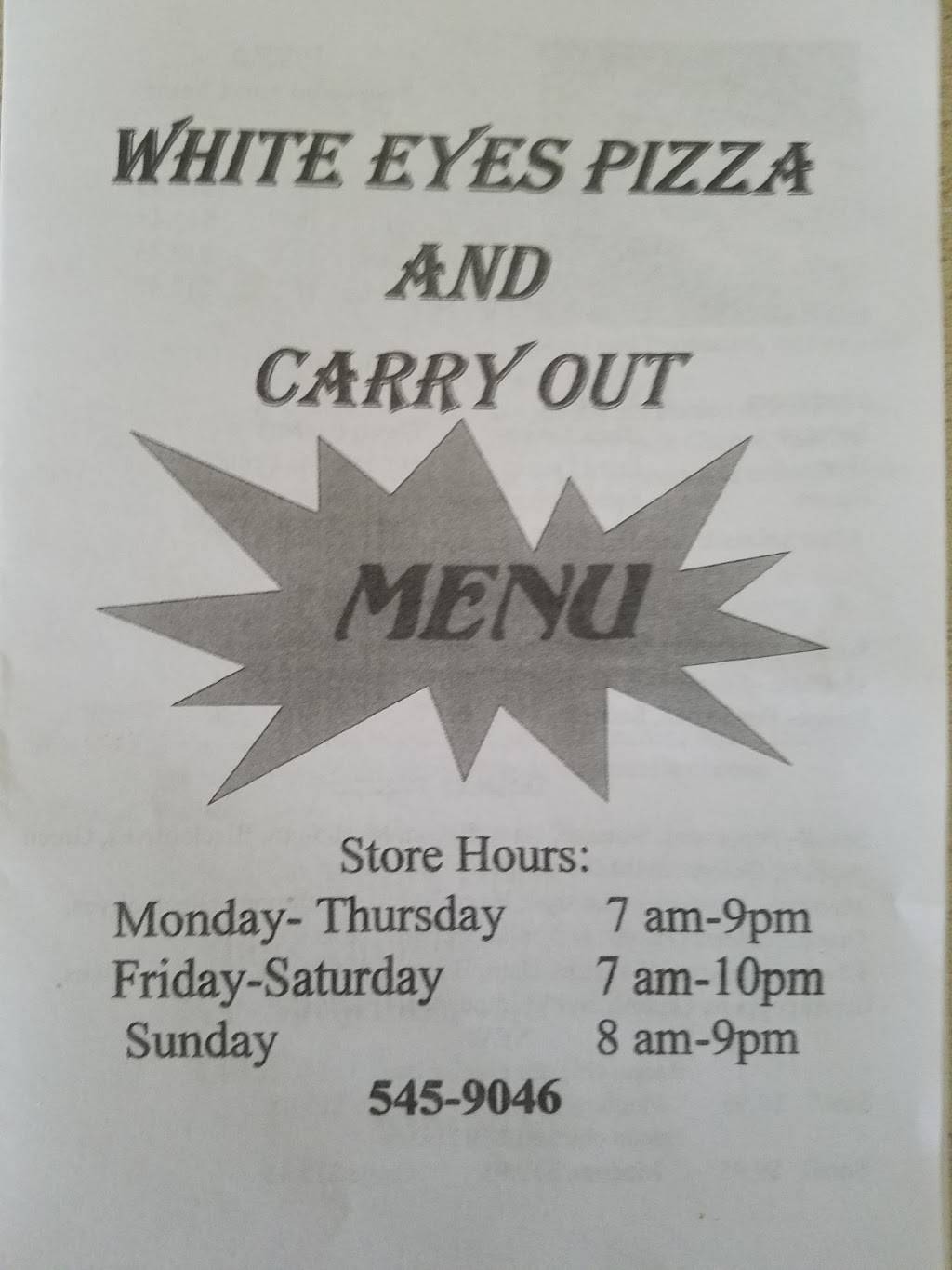 White Eyes Pizza & Carry Out | restaurant | 26366 County Road 171, Fresno, OH 43824, USA | 7405459046 OR +1 740-545-9046