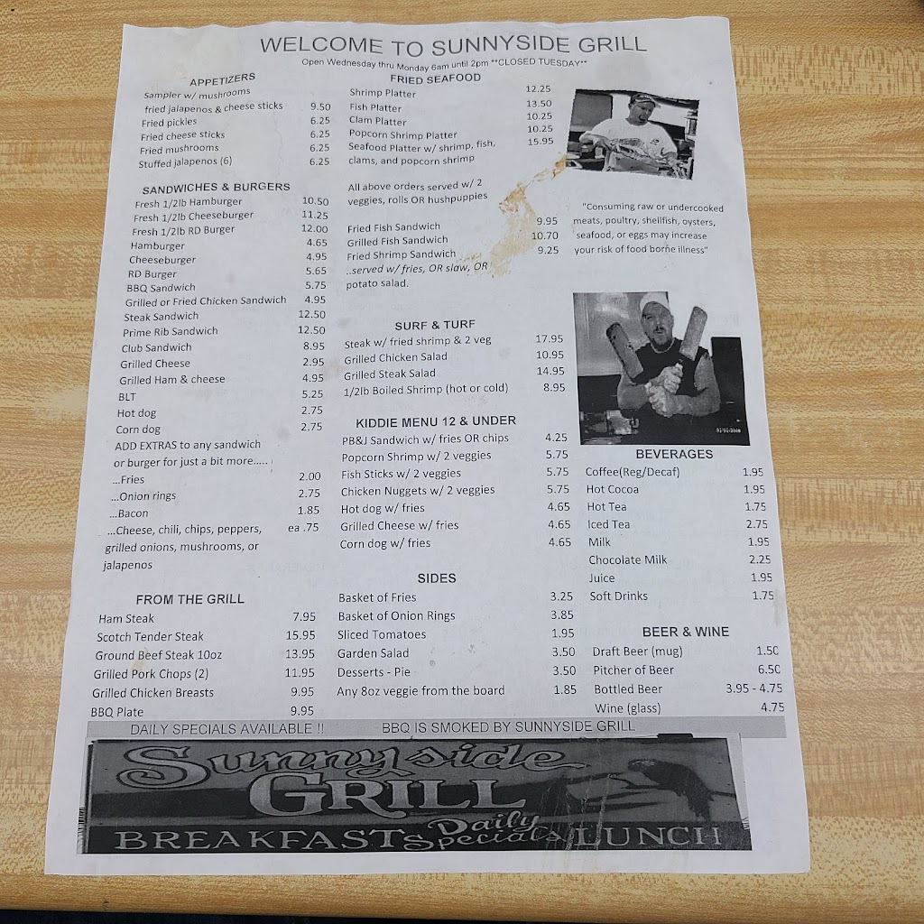 Sunnyside Grill | restaurant | 21828 Front Beach Rd, Panama City Beach, FL 32413, USA | 8502330729 OR +1 850-233-0729