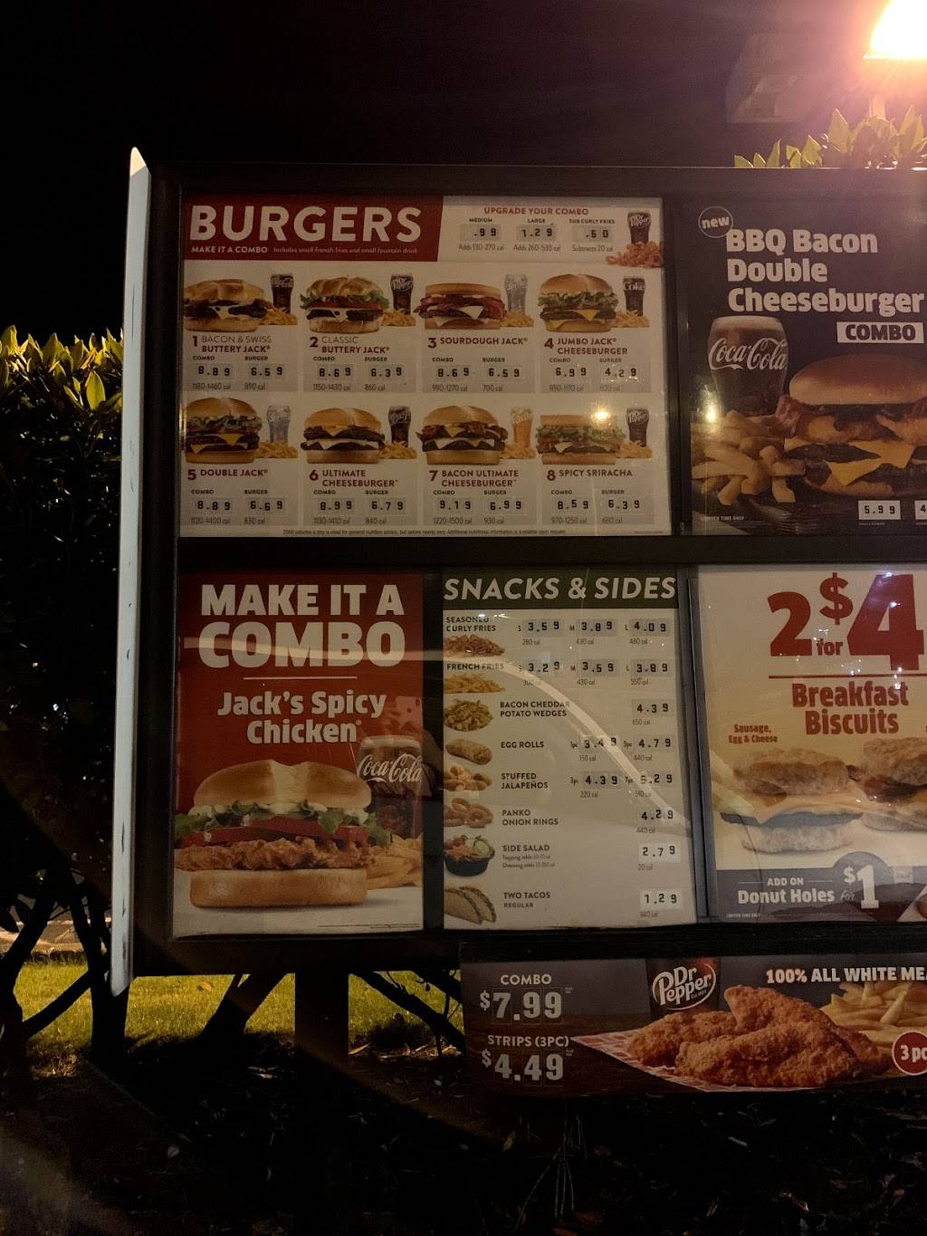 Jack in the Box | restaurant | 19510 WA-410 E, Bonney Lake, WA 98391, USA | 2538620999 OR +1 253-862-0999