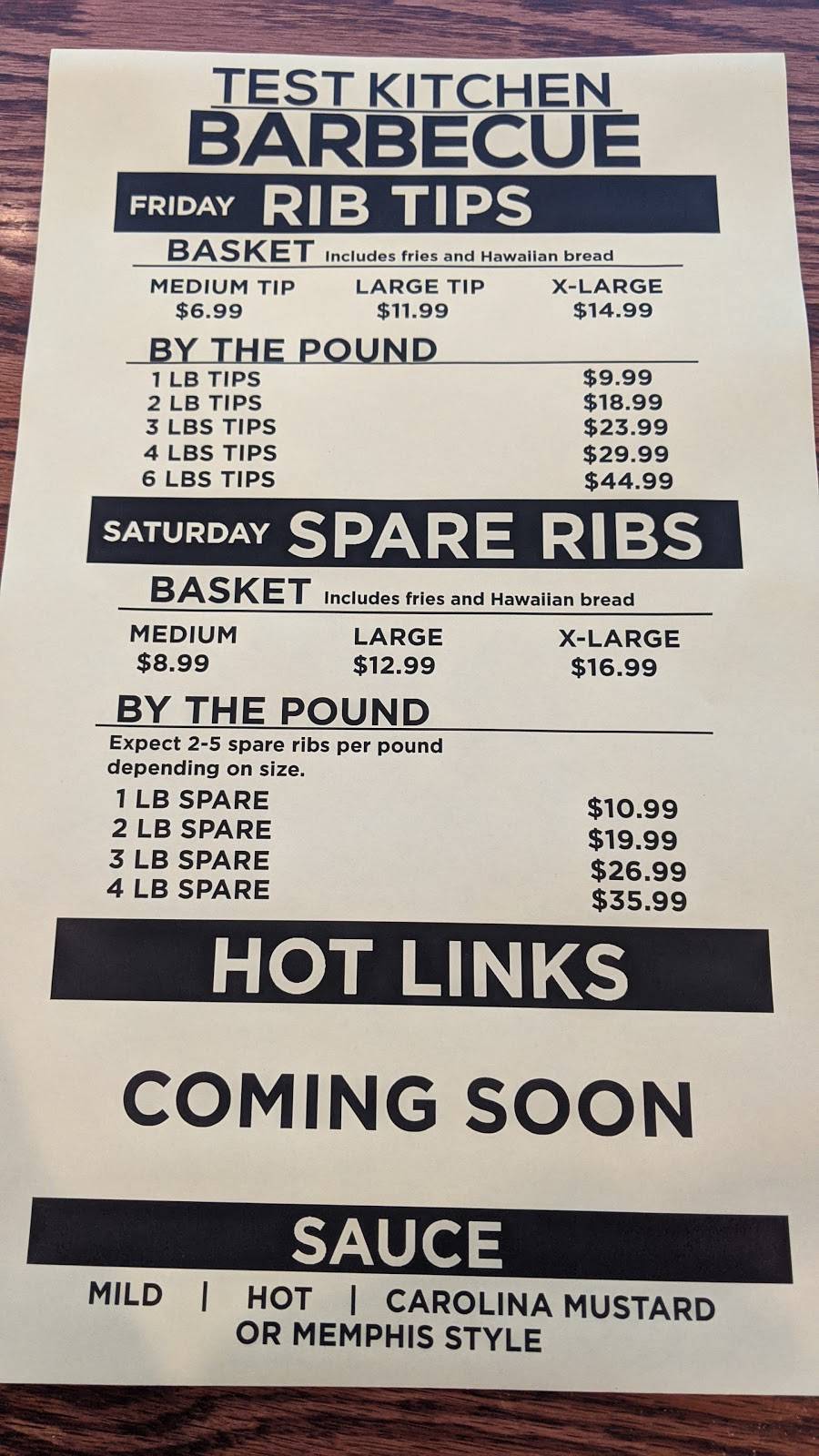 Test Kitchen BBQ | restaurant | 3150 Belvidere Rd, Waukegan, IL 60085, USA | 2243024133 OR +1 224-302-4133