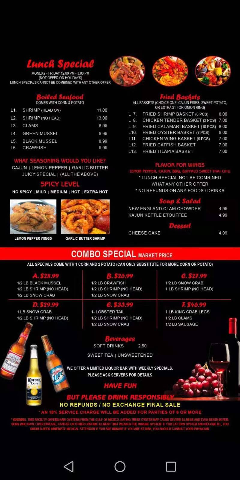 Blue Crab Juicy Seafood | meal takeaway | 8340 Kelly Ln, Indianapolis, IN 46250, USA | 3178272000 OR +1 317-827-2000