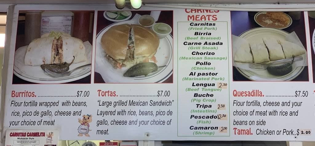 Carnitas Carmelita | restaurant | 2604 Amnicola Hwy, Chattanooga, TN 37406, USA | 4232014841 OR +1 423-201-4841